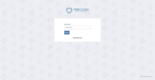 Security scan screenshot of https://apps.timeclockwizard.com