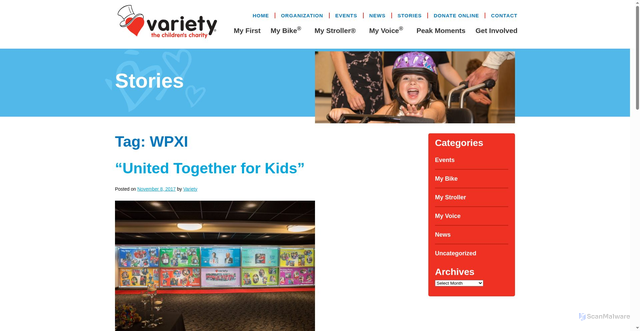 Security scan screenshot of https://www.varietypittsburgh.org/tag/wpxi/