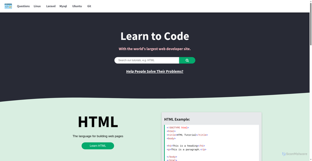 Security scan screenshot of https://exchangetuts.com
