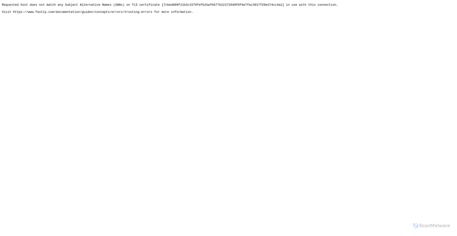 Security scan screenshot of https://tencent.map.fastly.net