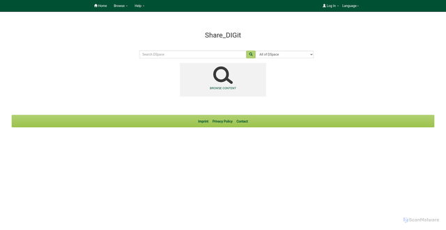 Security scan screenshot of https://opendata2.uni-halle.de