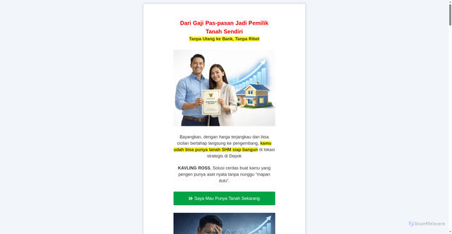 Security scan screenshot of https://kavlingross.com/