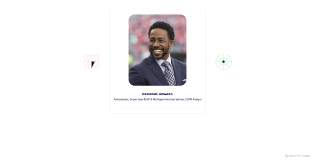 Security scan screenshot of https://www.joinrewind.com/team/desmond-howard