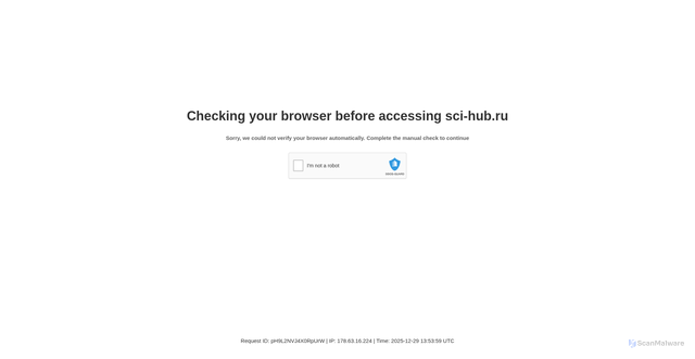 Security scan screenshot of https://sci-hub.ru