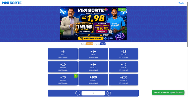 Security scan screenshot of https://sortevivamais.vercel.app/
