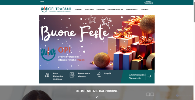Security scan screenshot of https://www.opitrapani.it/