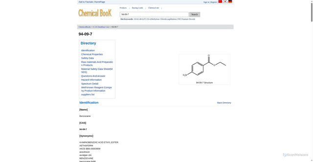Security scan screenshot of https://zhaike-mkltlkfzc1.edgeone.dev/CASEN_94-09-7.html