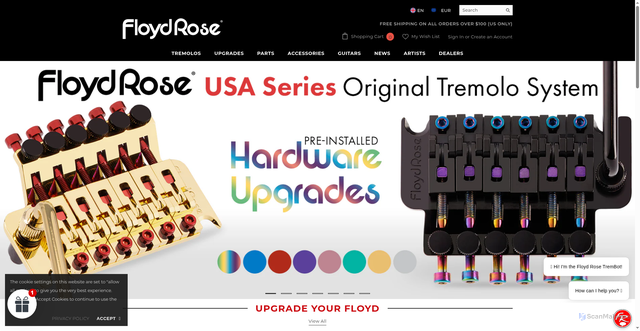 Security scan screenshot of https://floydrose.com