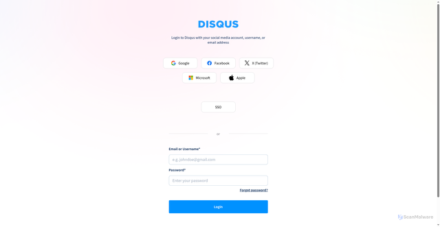 Security scan screenshot of https://thisisanfield.disqus.com