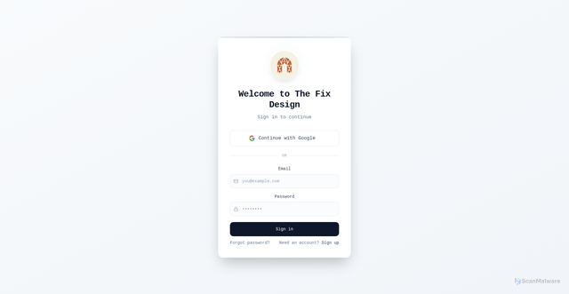 Security scan screenshot of http://thefixla.com/