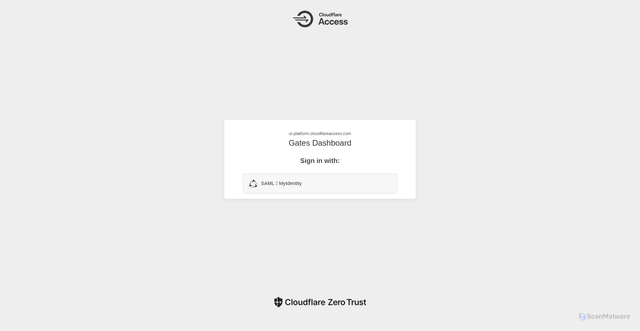 Security scan screenshot of https://gates.cloudflare.com/