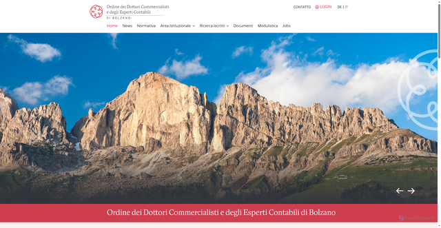 Security scan screenshot of https://commercialistibolzano.org/