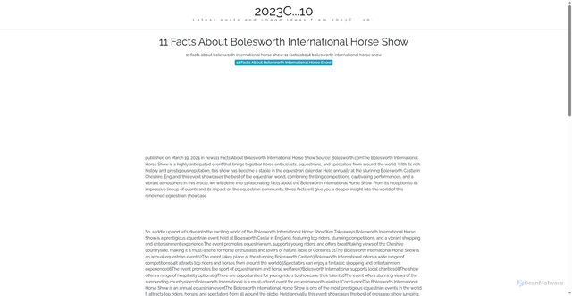 Security scan screenshot of https://pikselmotionline-dpiuf3ygir9m.edgeone.app/11-facts-about-bolesworth-international-horse-show.html