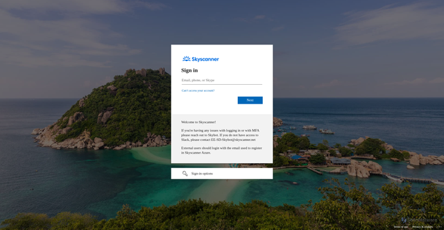 Security scan screenshot of https://flightdeck.skyscannertools.net