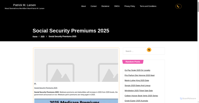 Security scan screenshot of https://patricklarsenm.pages.dev/nlaiq-social-security-premiums-2025-ldaff/