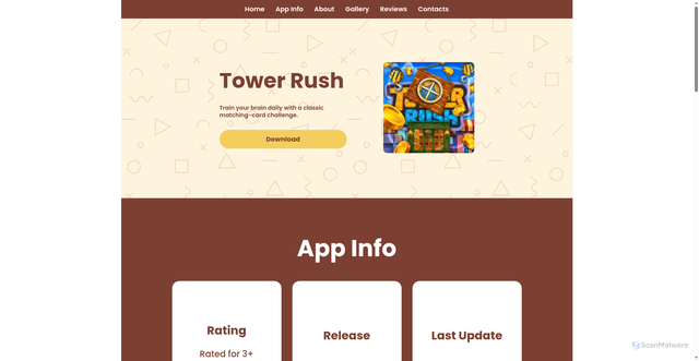 Security scan screenshot of http://towerkg.website/