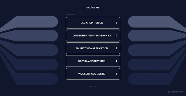 Security scan screenshot of https://usciss.us/