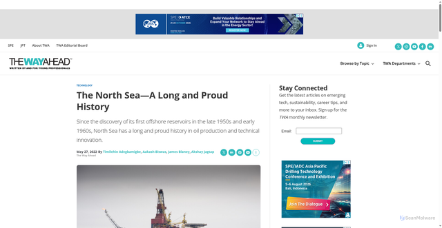 Security scan screenshot of https://jpt.spe.org/twa/the-north-sea-a-long-and-proud-history