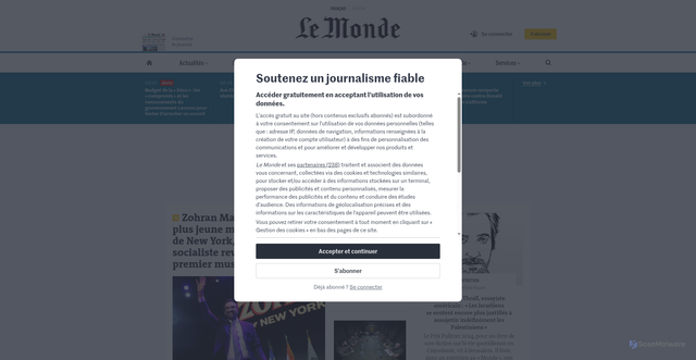 Security scan screenshot of https://reglement-peagevinci.com/