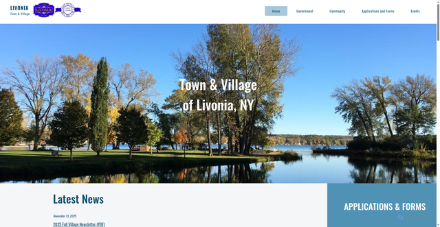 Security scan screenshot of https://www.livoniany.gov/