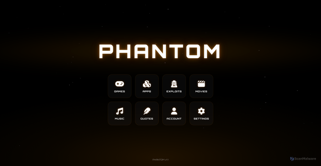 Security scan screenshot of http://phantom-2i8.pages.dev/