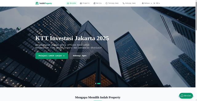 Security scan screenshot of https://indahproperty-hcltqbg0ot.edgeone.dev/