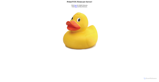 Security scan screenshot of https://provisioning.primevox.net