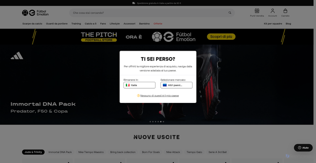Security scan screenshot of https://futbolemotion.it
