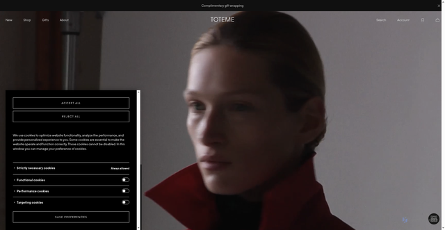 Security scan screenshot of https://se.toteme.com/