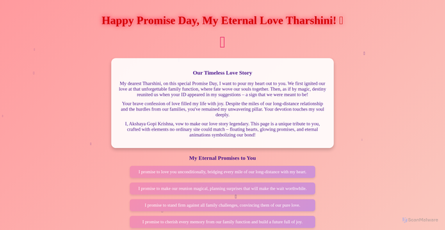 Security scan screenshot of https://happypromiseday-ckndv9d8bg.edgeone.app/