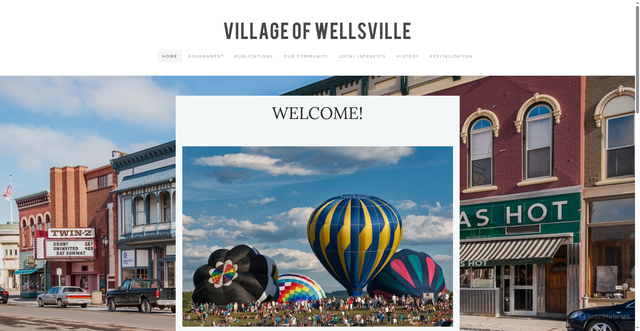 Security scan screenshot of https://www.wellsvillevillageny.gov/
