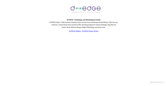 Security scan screenshot of https://d-edgeconnect.media