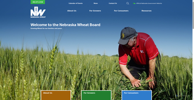 Security scan screenshot of https://nebraskawheat.gov/