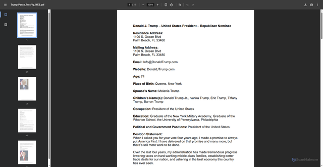 Security scan screenshot of https://www.elections.alaska.gov/election/2020/General/Trump-Pence_Pres-Vp_WEB.pdf