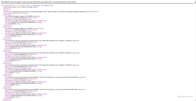 Security scan screenshot of https://inbox.prod.infra.franchise.madness.games
