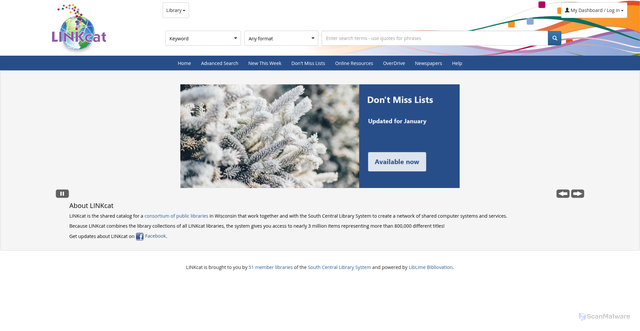 Security scan screenshot of https://www.linkcat.info