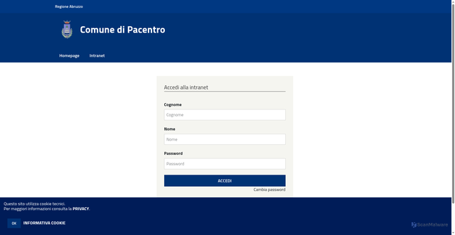 Security scan screenshot of https://www.halleyweb.com/c066066/hh/login.php