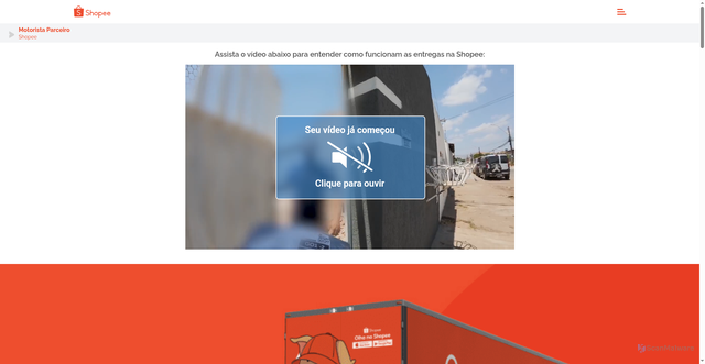 Security scan screenshot of https://shp-entregas.vercel.app/