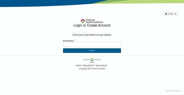 Security scan screenshot of https://provider.arhealthwellness.com
