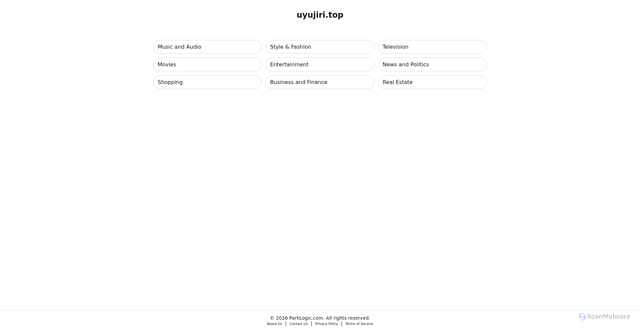 Security scan screenshot of https://uyujiri.top