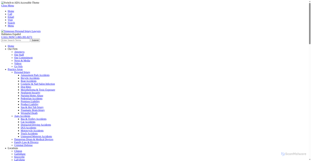 Security scan screenshot of https://www.foxandfarleylaw.com/woman-dies-from-eating-at-disney-amusement-park-pub-despite-amusement-park-wait-staff-assurances-of-allergen-free-food-disney-attempts-to-bar-wrongful-death-lawsuit-due-to-disney-s/