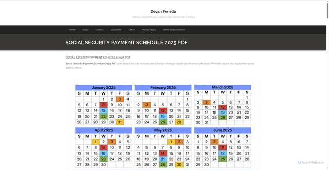 Security scan screenshot of https://sofiazmatsumoto.pages.dev/ghsq-social-security-payment-schedule-2025-pdf-zfqzi/