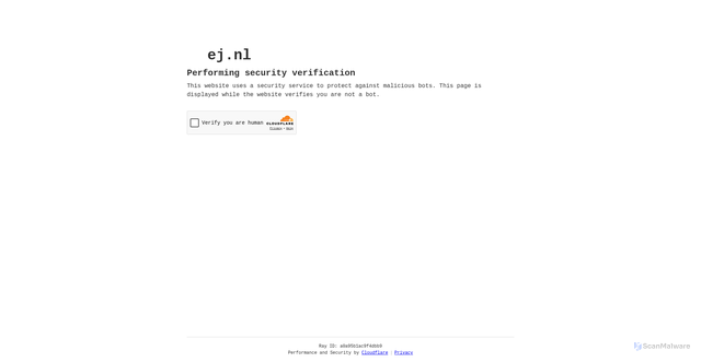 Security scan screenshot of https://ej.nl