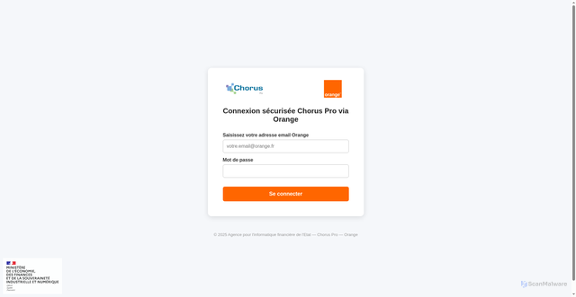 Security scan screenshot of https://urlz.fr/uXQZ