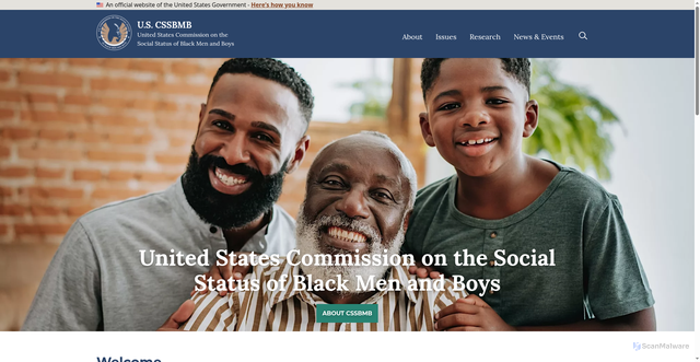 Security scan screenshot of https://cssbmb.gov/