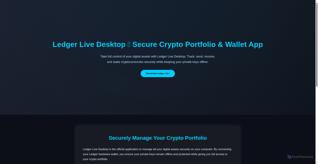 Security scan screenshot of http://doc-desktop--ledgr.pages.dev/