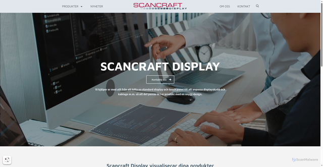 Security scan screenshot of https://scancraftdisplay.se