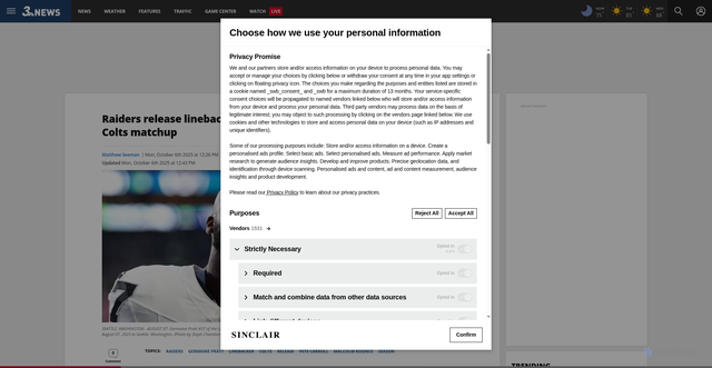 Security scan screenshot of https://news3lv.com/sports/las-vegas-raiders-release-linebacker-germaine-pratt-not-traveling-indianapolis-colts-matchup-pete-carroll-spytek-nfl-pro-football