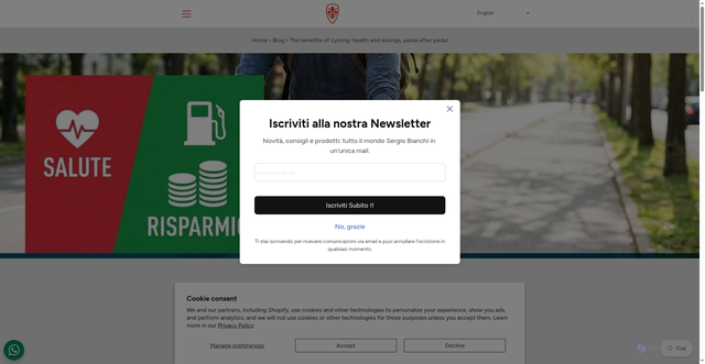 Security scan screenshot of https://ciclisergiobianchi.it/en/blogs/news/the-benefits-of-cycling-health-and-savings-pedal-after-pedal?srsltid=AU7gw4WEoUd72eTwoRp2KOfeG3mjF-b7lcCOP4Vl4jz3Ob7PVR9UYnkQ