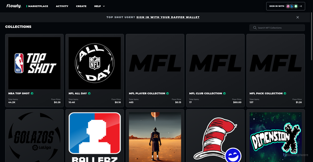 Security scan screenshot of https://www.flowty.io/marketplace